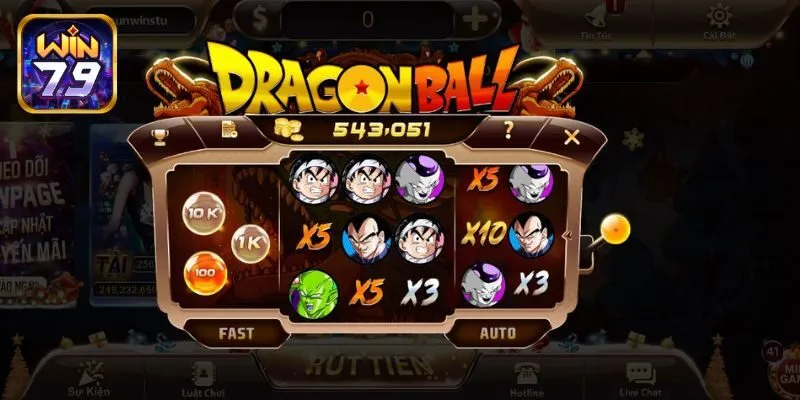 Hướng dẫn cụ thể về cách chơi game quay hũ Dragon ball