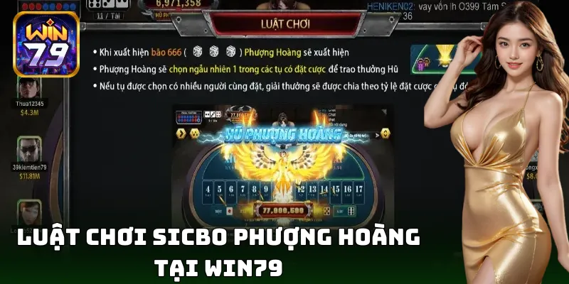 Nắm rõ luật chơi để thử vận may Sicbo Phượng Hoàng