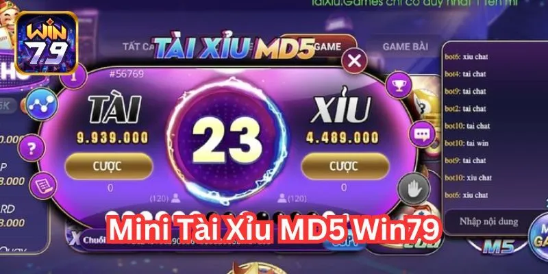 Mini Tài Xỉu MD5 Tại Win79 – Cược Siêu Nhanh, Thắng Cực Đậm!